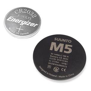 Battery replacement kit for Suunto M5