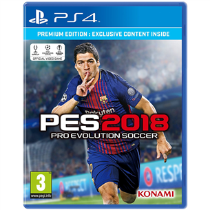 PS4 game Pro Evolution Soccer 2018
