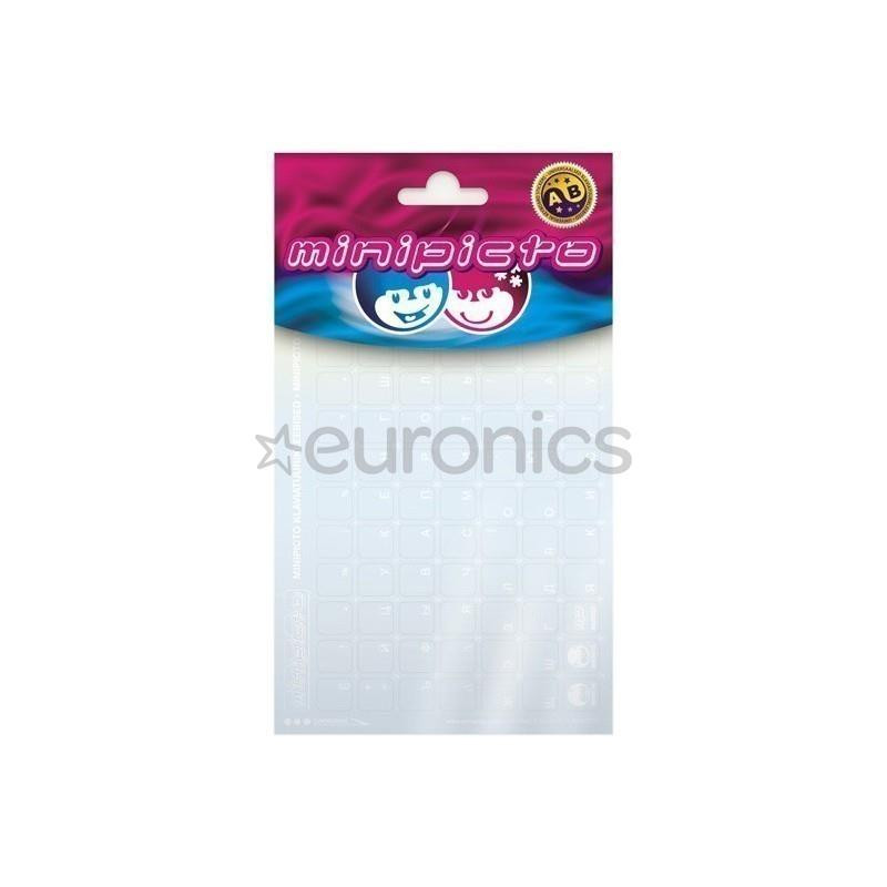 Minipicto, RUS, белый - Наклейки для клавиатуры