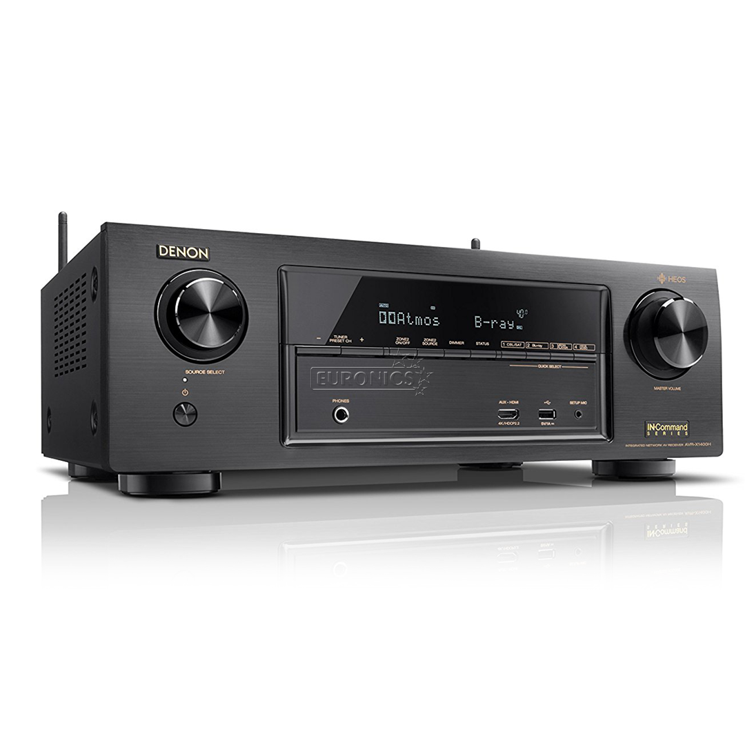 Ресивер Denon AVRX1400H + беспроводная multiroom-колонка HEOS 1