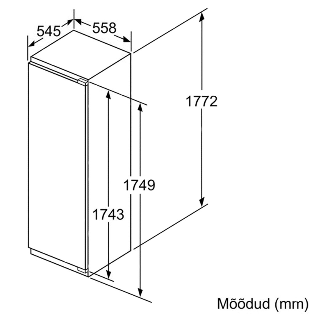 Integreeritav sügavkülmik Bosch (211 L)