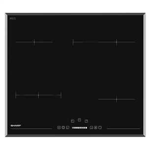 Built - in ceramic hob, Sharp