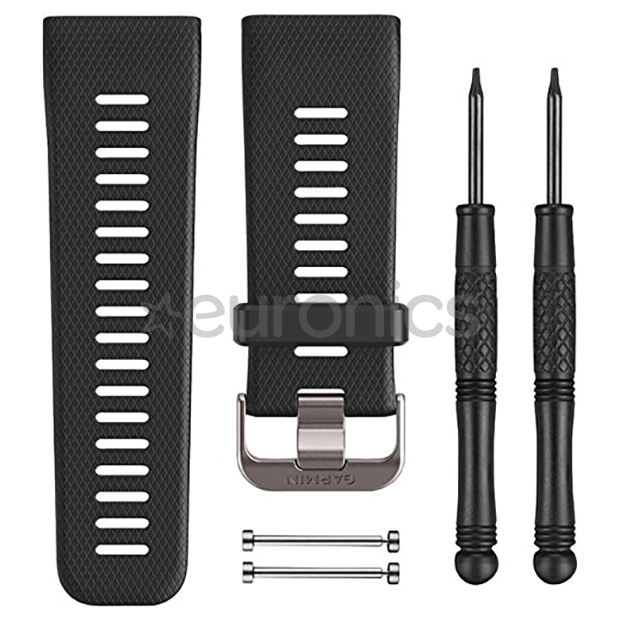 Asendusrihmad Garmin  Vívoactive® HR nutikellale Must / XL (162-225mm)