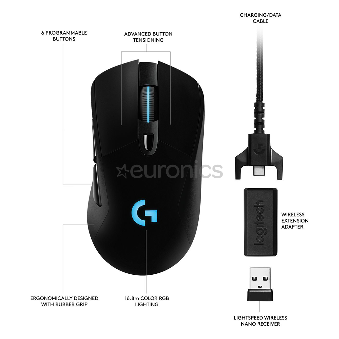 Juhtmevaba hiir Logitech G703
