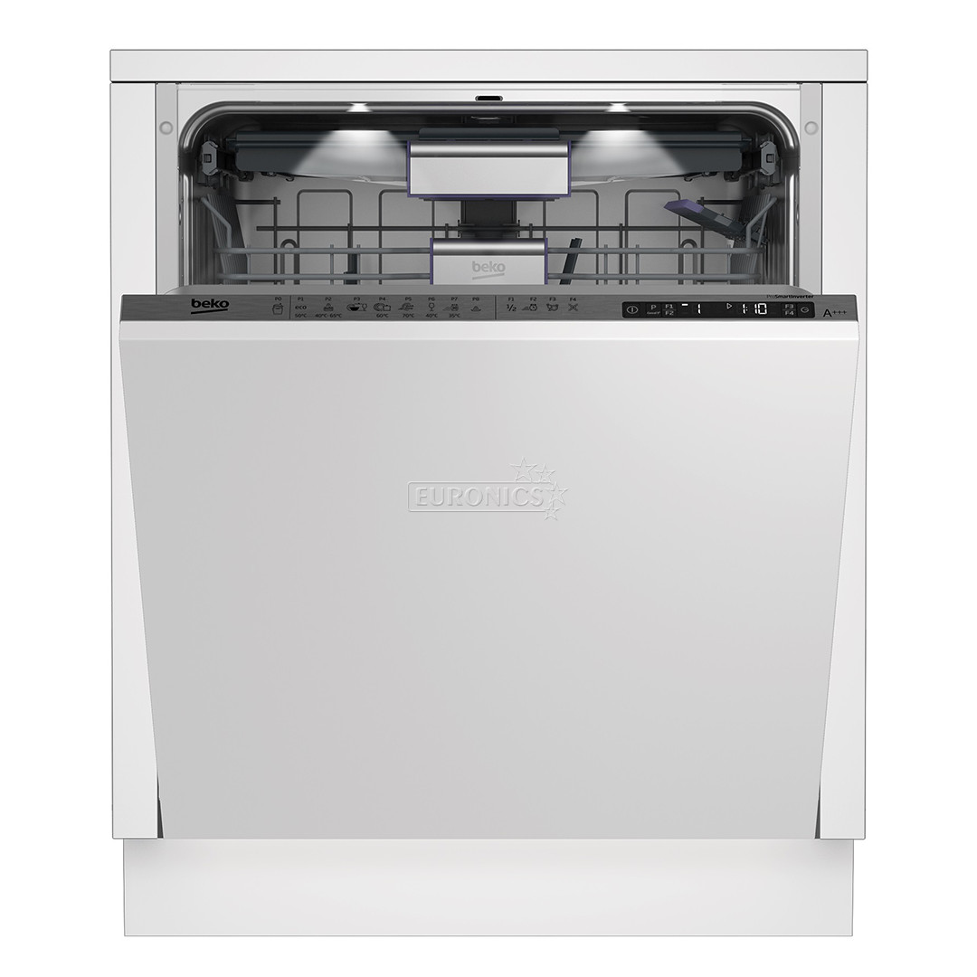 Beko, internal lighting, 14 place settings - Built-in Dishwasher