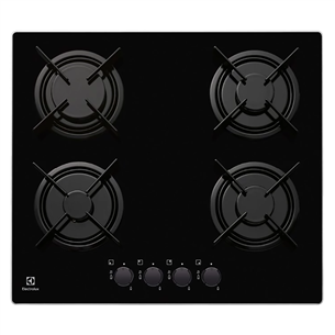 Electrolux 300, width 59 cm, black - Built-in Gas Hob EGT6242NVK