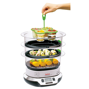 Tefal Vitacuisine Compact, 1800 W, black/silver - Food steamer