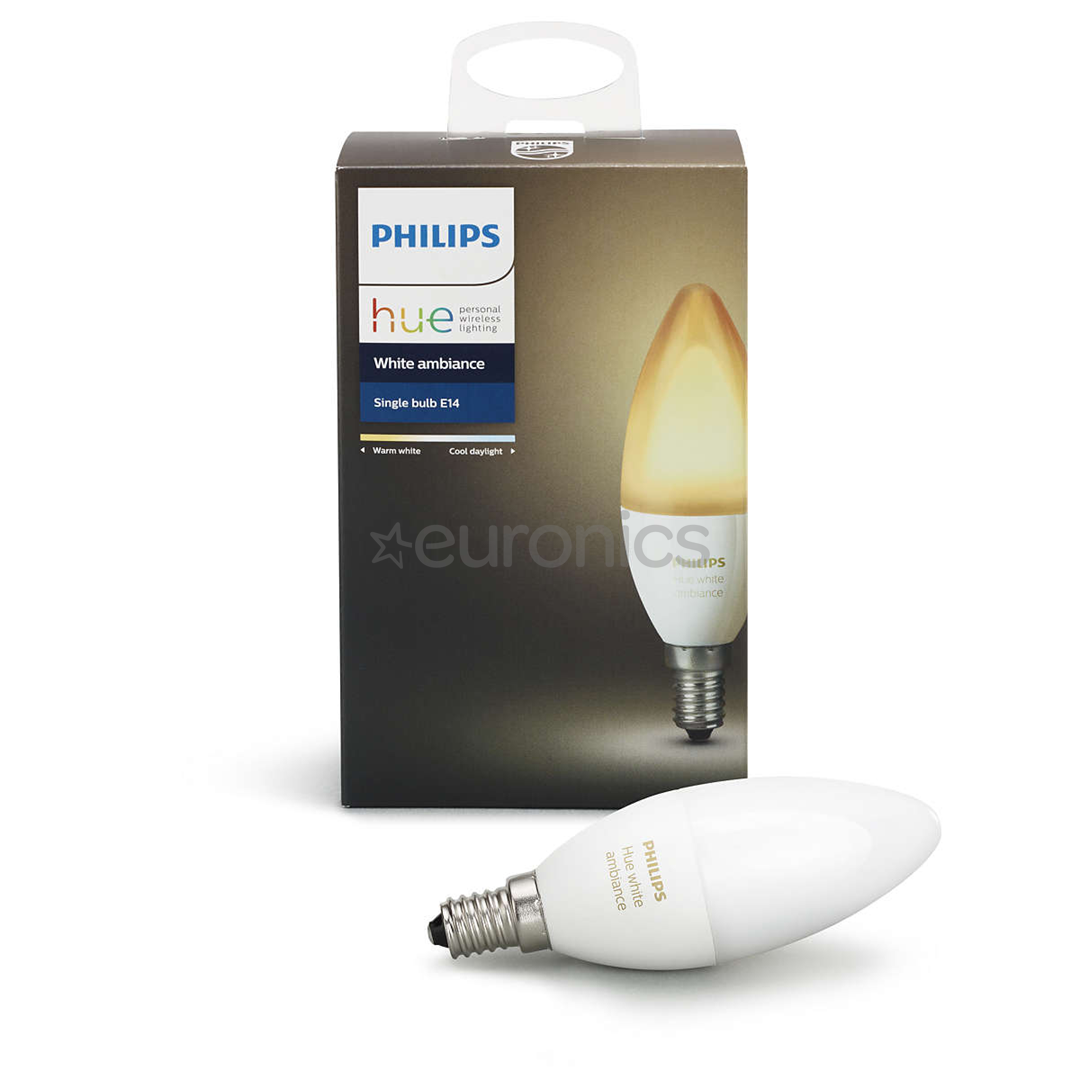 Nutivalgusti Philips Hue White Ambiance (E14)