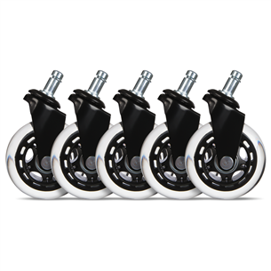 Rubber wheels for gaming chair EL33T