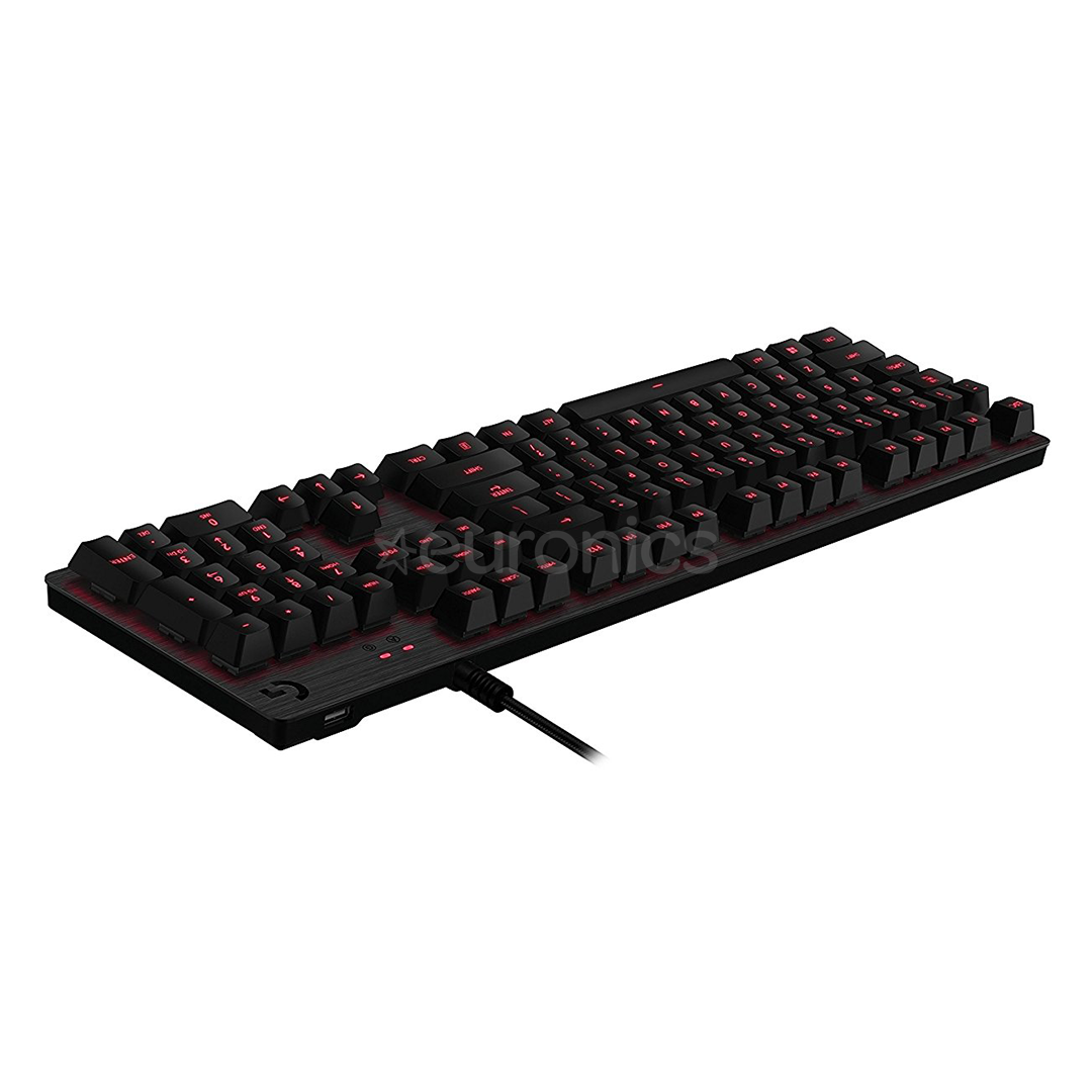Logitech G413 Romer-G, RUS, must - Mehaaniline klaviatuur