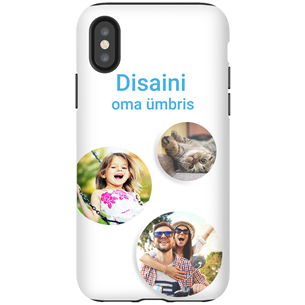 Personalized iPhone X glossy case / Tough