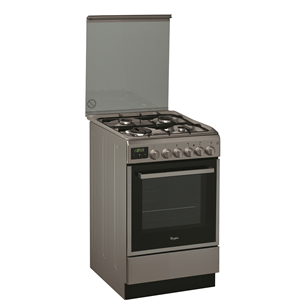 Gas cooker with electric oven, Whirlpool / 50 cm
