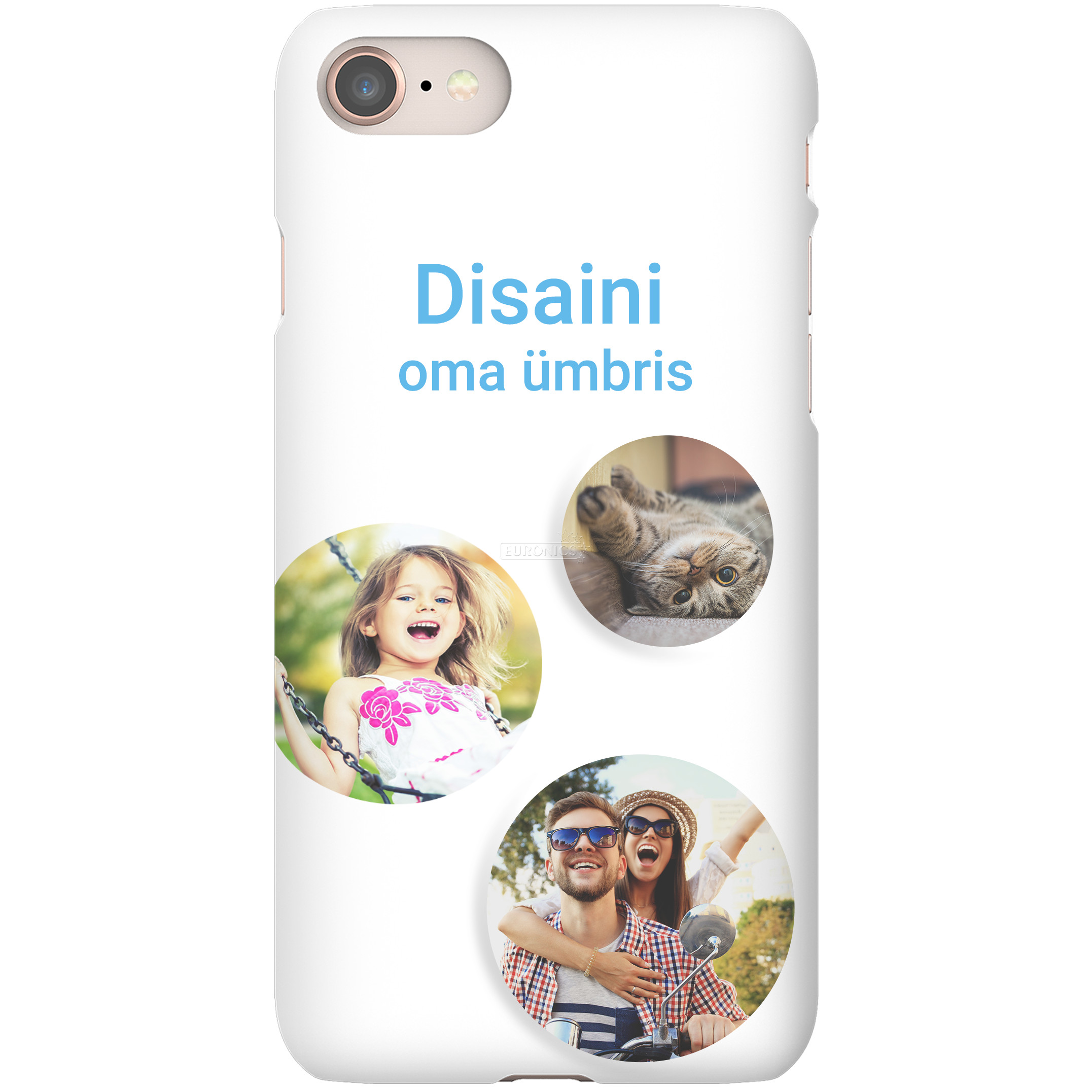 Disainitav iPhone 8 matt ümbris / Snap