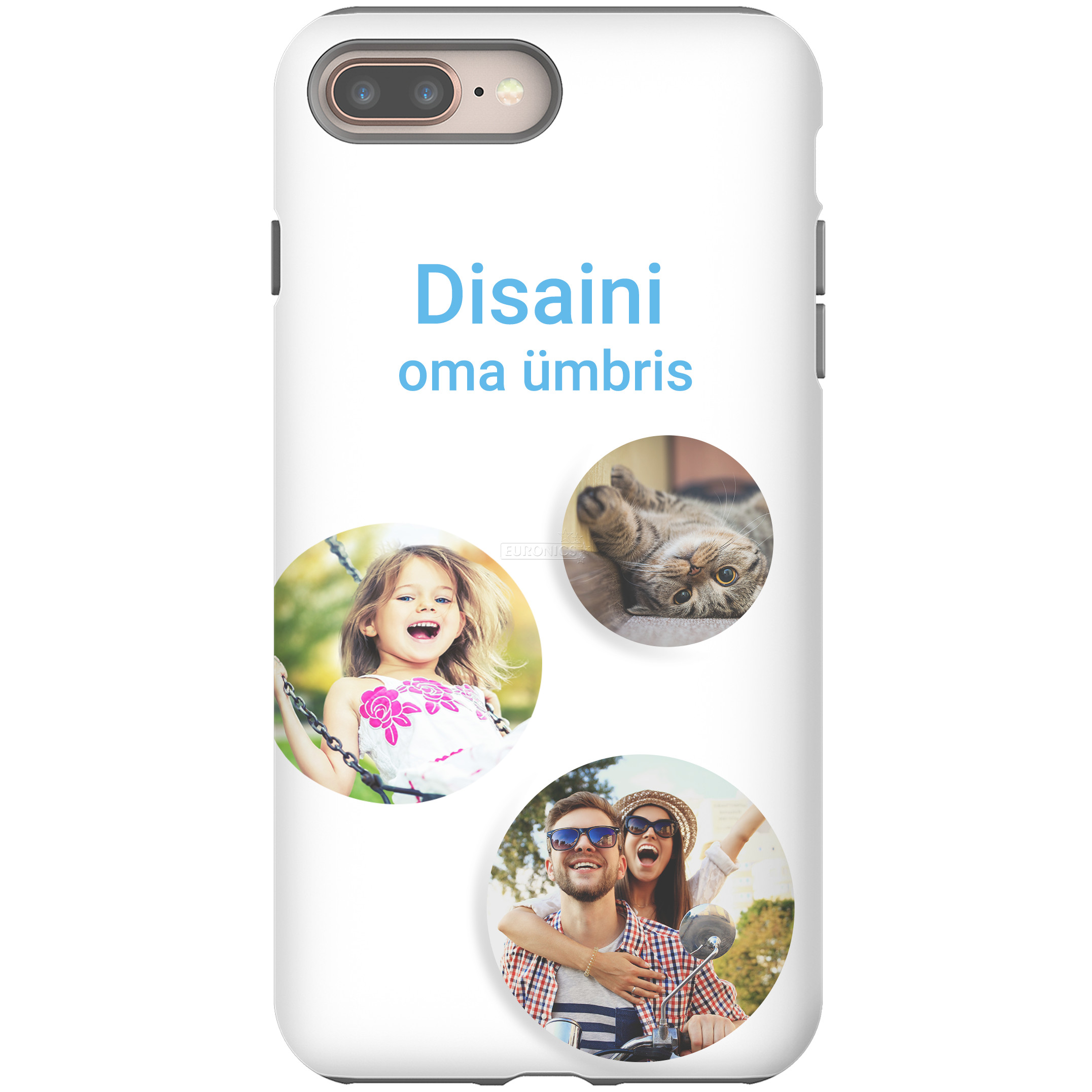 Чехол с заказным дизайном для iPhone 8 / Tough (матовый)