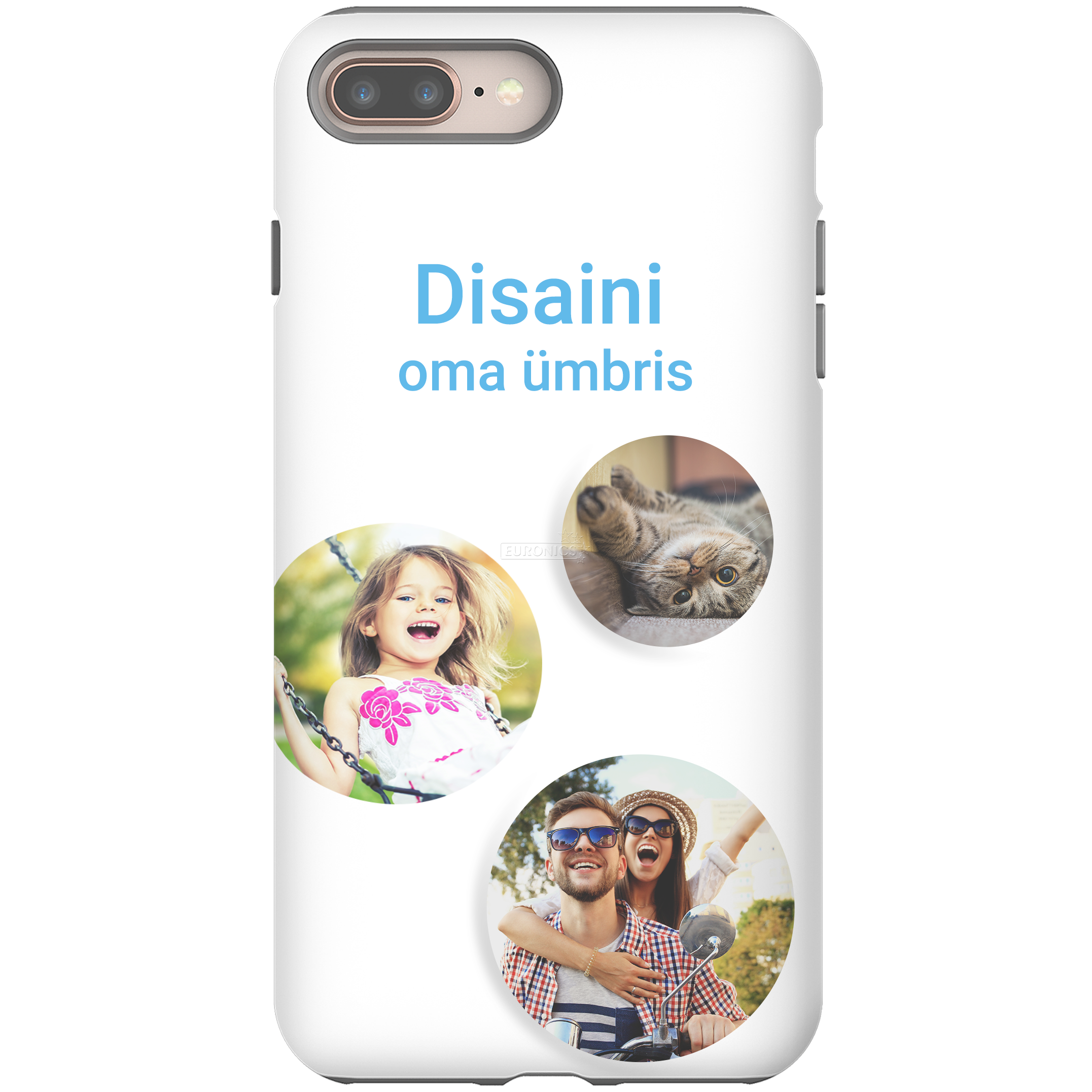 Чехол с заказным дизайном для iPhone 8 / Tough (матовый)