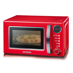 Severin, 20 L, 1000 W, red - Microwave with grill