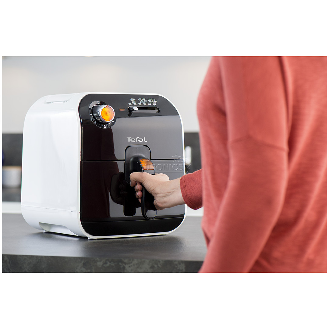 Tefal Fry Delight Meca, 1450 Вт, черный/белый - Аэрогриль