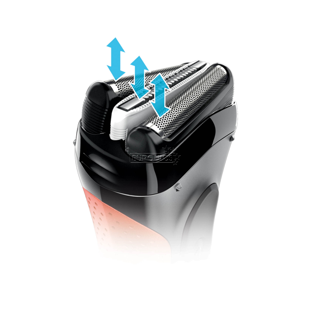 Shaver Series 3 ProSkin + nose and ear trimmer, Braun