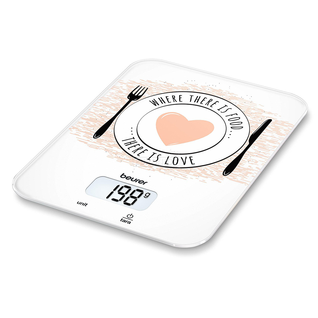 Beurer KS19, up to 5 kg, white - Digital kitchen scale