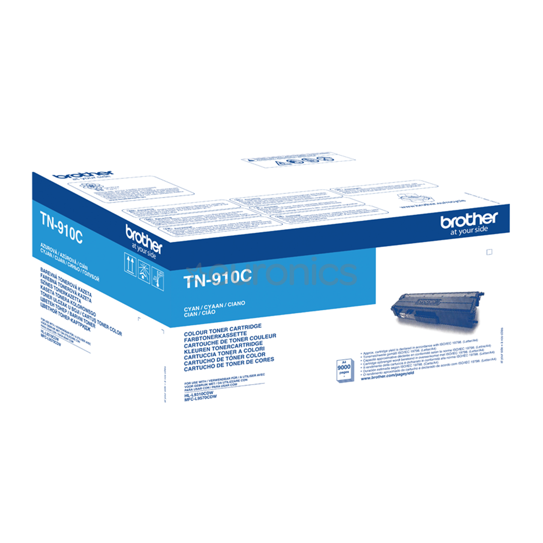 Тонер Brother TN-910C (голубой)