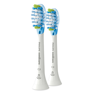 Philips Sonicare C3 Plaque Control, 2 pcs, white - Toothbrush heads