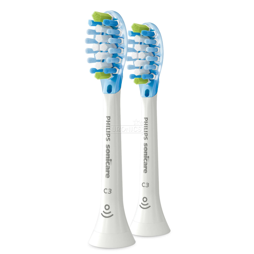 Philips Sonicare C3 Plaque Control, 2 шт., белый - Насадки для зубной щетки