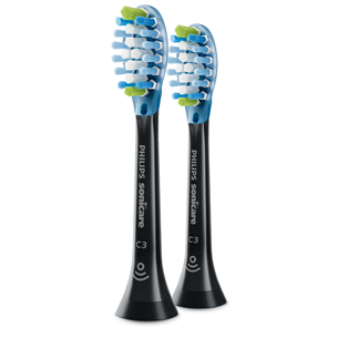 Philips Sonicare C3 Premium Plaque Control, 2 pieces, black - Toothbrush heads