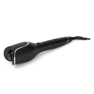 Philips StyleCare Prestige, 170-210 °C, black/gold - Automatic hair curler BHB876/00