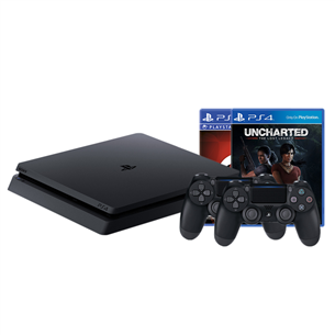 Gaming console Sony PlayStation 4 Slim (1 TB) + DualShock 4 and 2 games