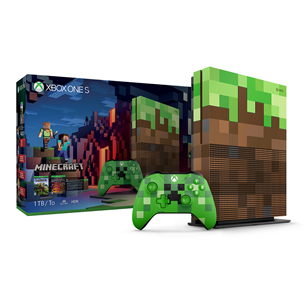 Mängukonsool Microsoft Xbox One S (1 TB) Minecraft Edition