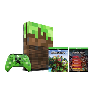 Игровая приставка Xbox One S (1 TБ), Microsoft / Minecraft Edition