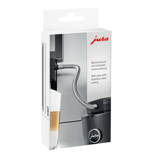 Milk pipe with stainless steel casing, JURA