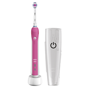 Electric toothbrush Oral-B PRO750 3D White + travel case, Braun