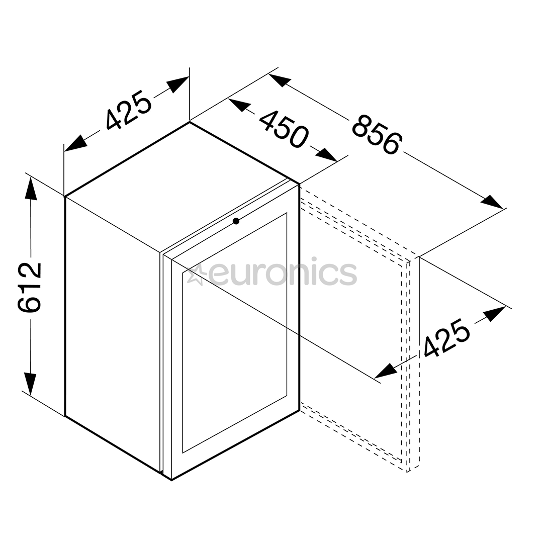 Mini vitriinkülmik Liebherr (61,2 cm)