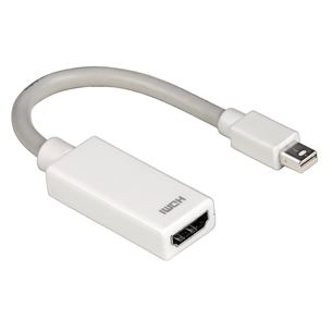 Hama, Mini DisplayPort -> HDMI, белый/серый - Кабель 00053246