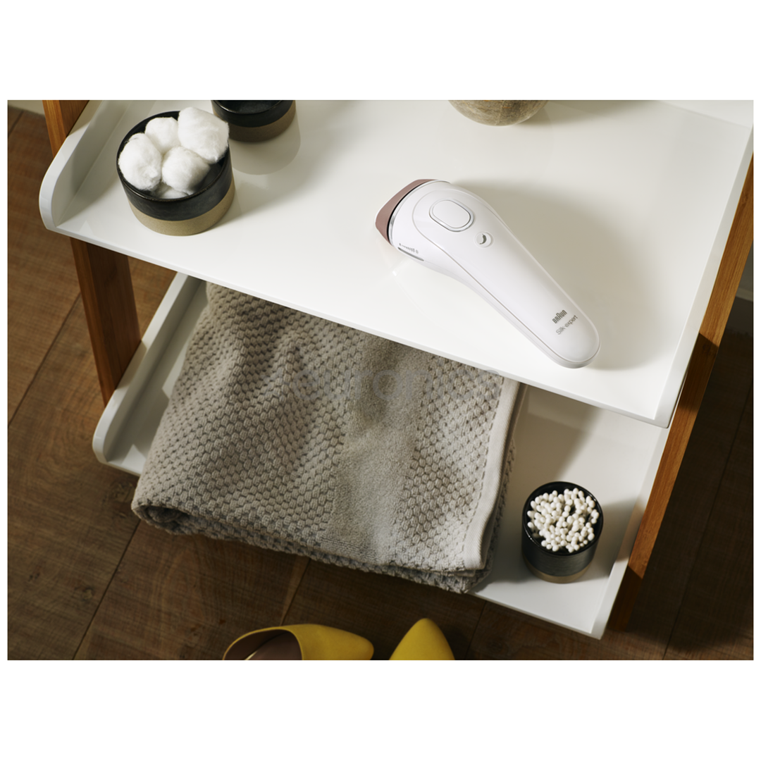 Fotoepilaator Braun + kosmeetikakott