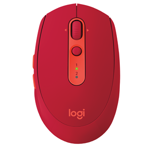 Logitech M590 Silent, vaikne, punane - Juhtmevaba laser/optiline hiir