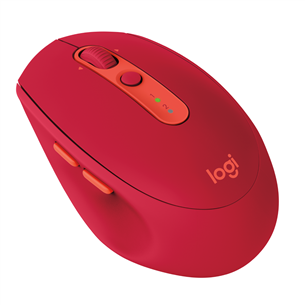 Logitech M590 Silent, vaikne, punane - Juhtmevaba laser/optiline hiir