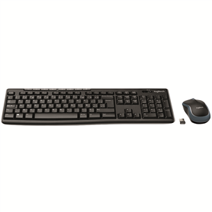 Logitech MK270, SWE, черный - Беспроводная клавиатура + мышь