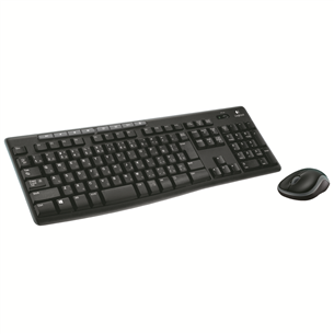 Logitech MK270, SWE, черный - Беспроводная клавиатура + мышь