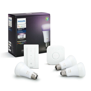 Nutivalgusti komplekt Philips Hue White and Color Ambience (E27)