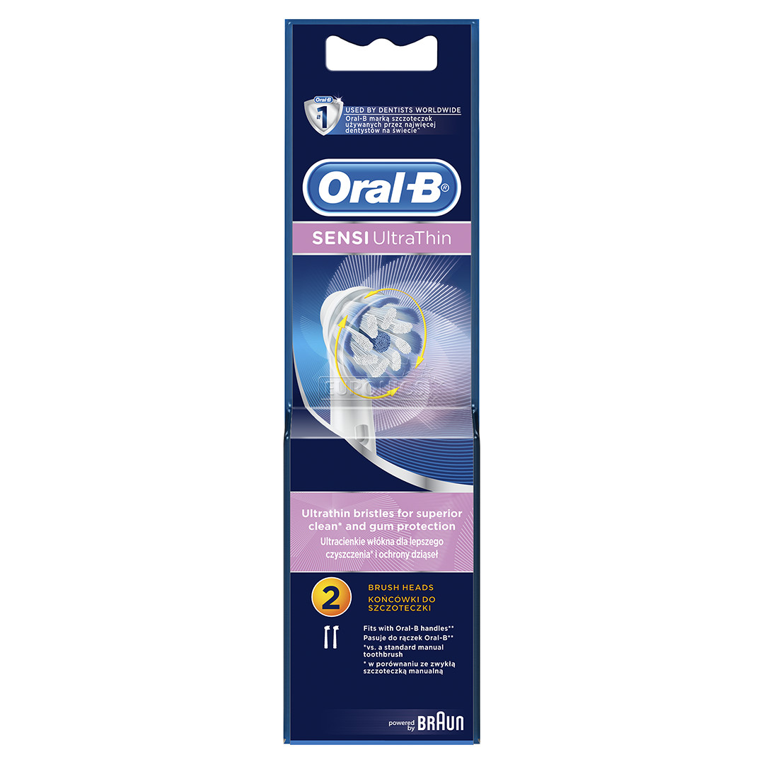 Braun Oral-B Sensi Ultra Thin, 2 pieces, white - Extra brushes
