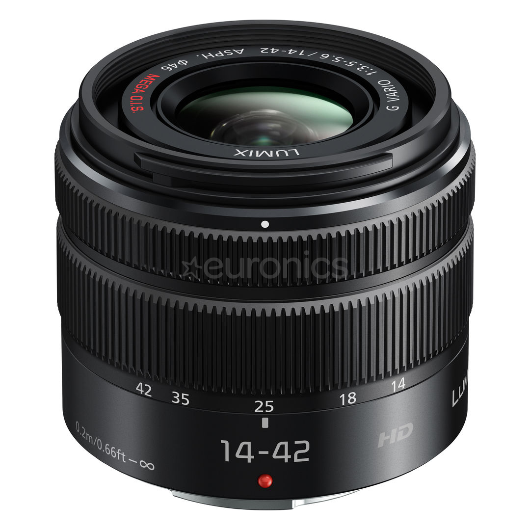 Objektiiv Panasonic Lumix G Vario 14-42 mm Mega OIS