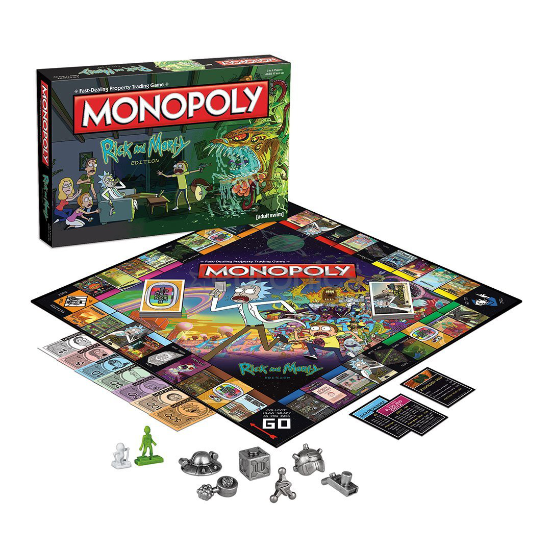 Настольная игра Monopoly - Rick and Morty