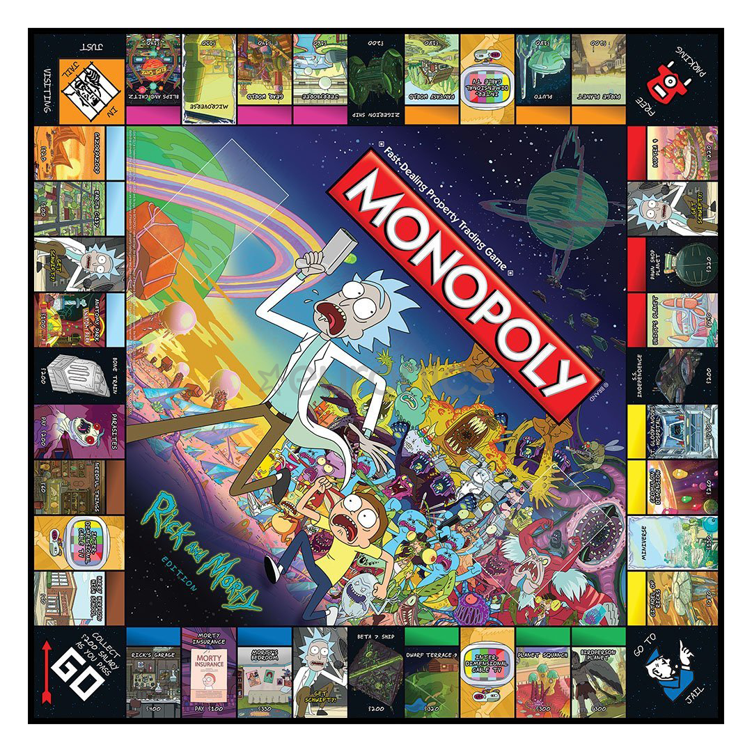 Настольная игра Monopoly - Rick and Morty