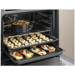 Gas cooker with electric oven Electrolux (50 cm)