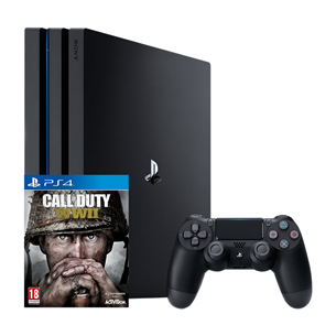 Game console Sony PlayStation 4 Pro + Call of Duty: WWII