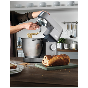 Kenwood Chef Titanium XL, 6,7 л/1,6 л, 1700 Вт, cеребристый - Кухонный комбайн