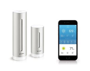 Netatmo Smart Home Weather Station, серебристый - Умная метеорологическая станция с двумя модулями