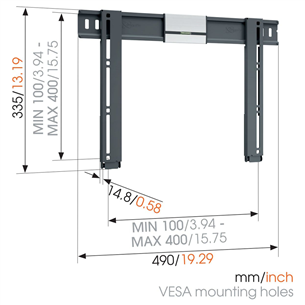 TV wall mount Vogels (26-55")